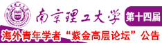 我要操逼美女南京理工大学第十四届海外青年学者紫金论坛诚邀海内外英才！